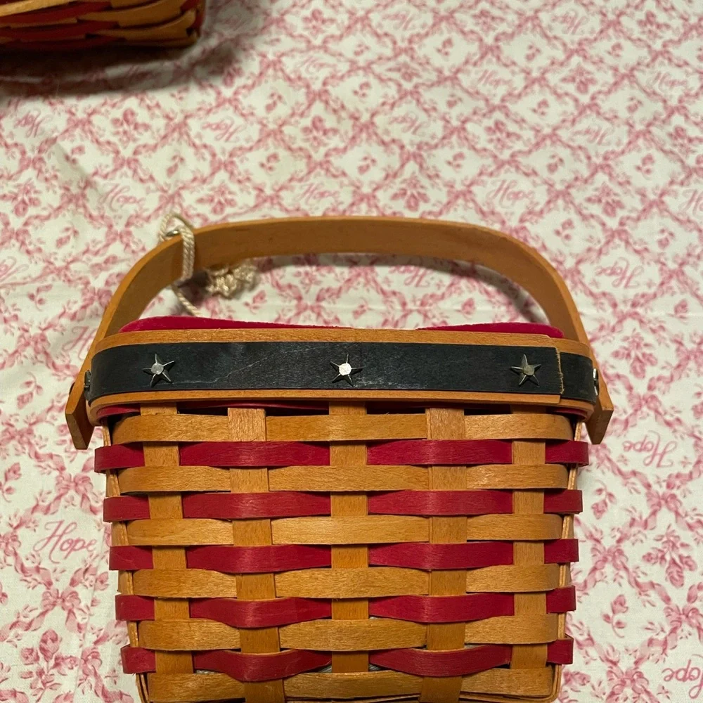 Bundle of 2 2001 Longaberger Baskets American